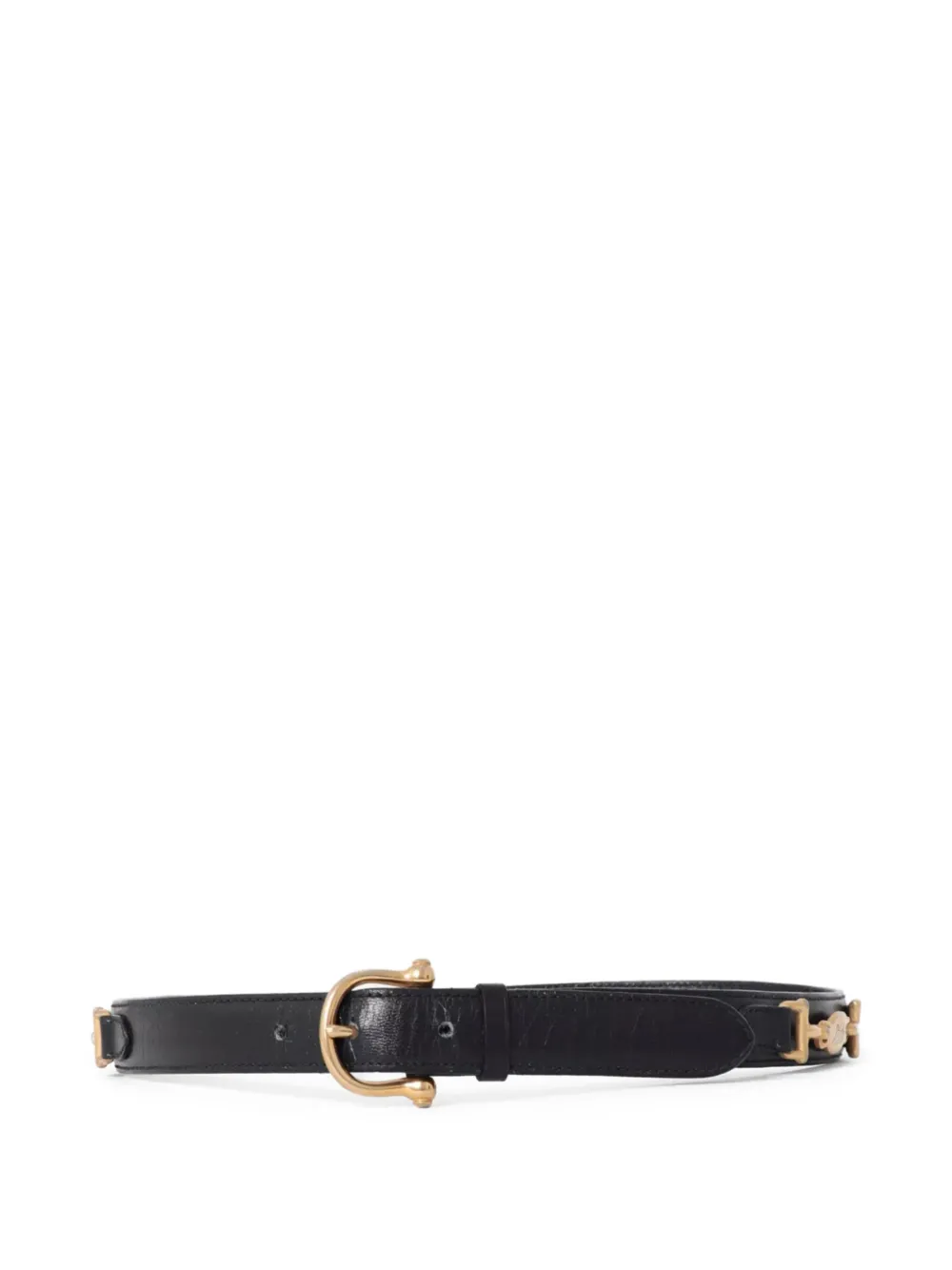 1970s leather Caleche belt