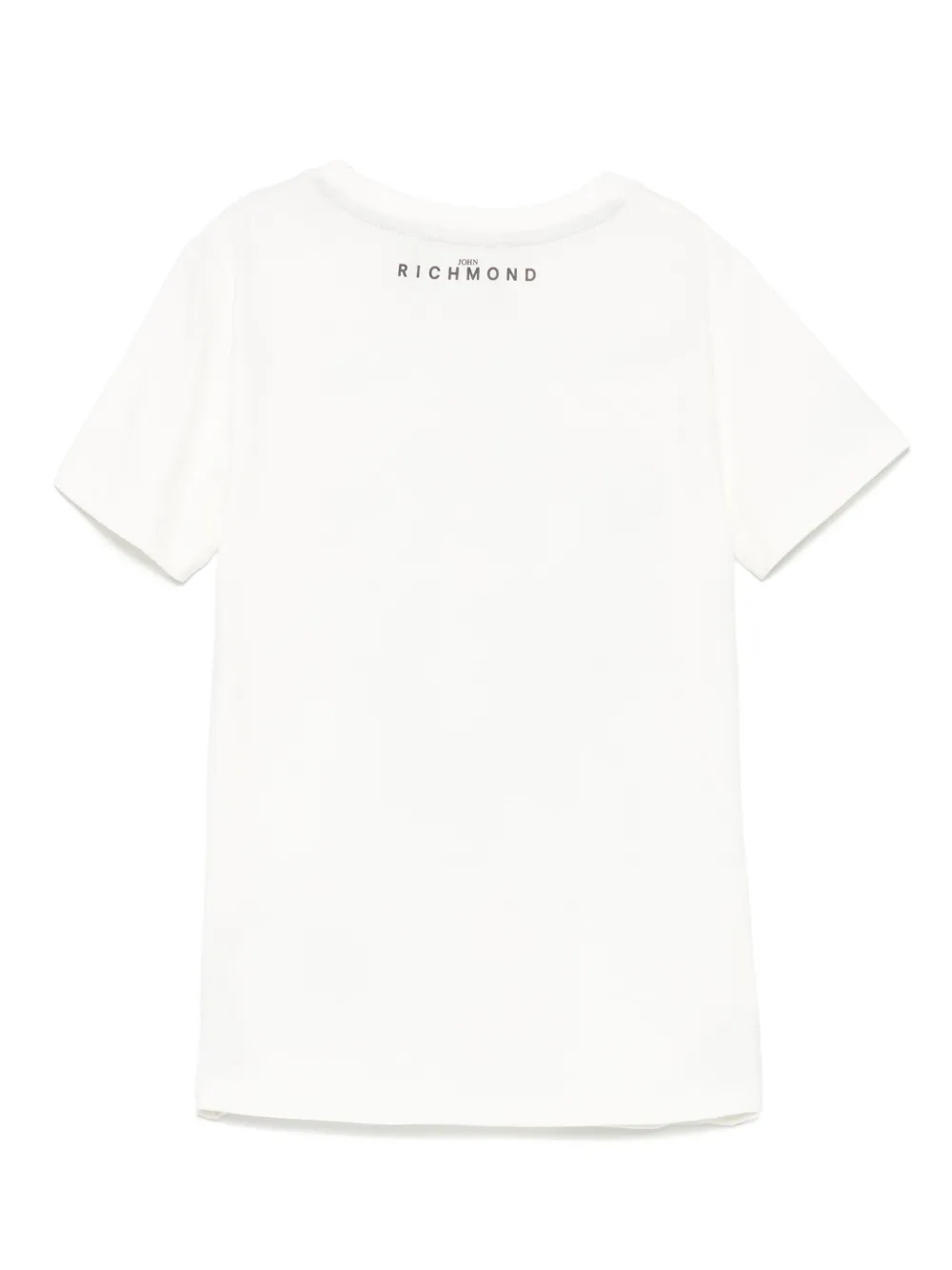 John Richmond Junior T-shirt met grafische print Wit