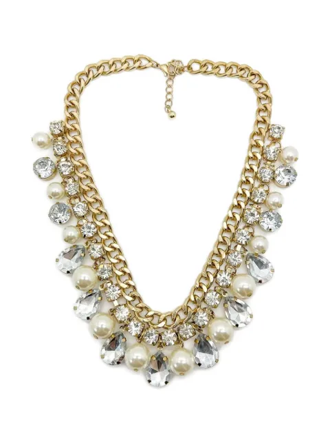 Jennifer Gibson Jewellery collar con detalles de cristal 2000