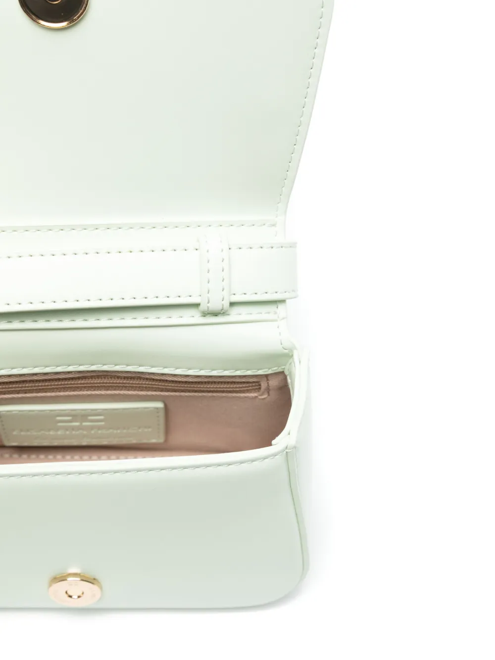 Elisabetta Franchi La Mia Bambina Crossbodytas met logoplakkaat Groen