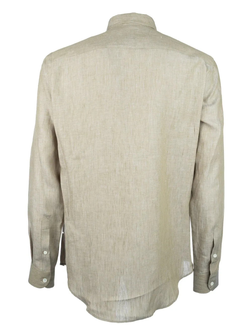 Emporio Armani Overhemd met geborduurd logo Groen