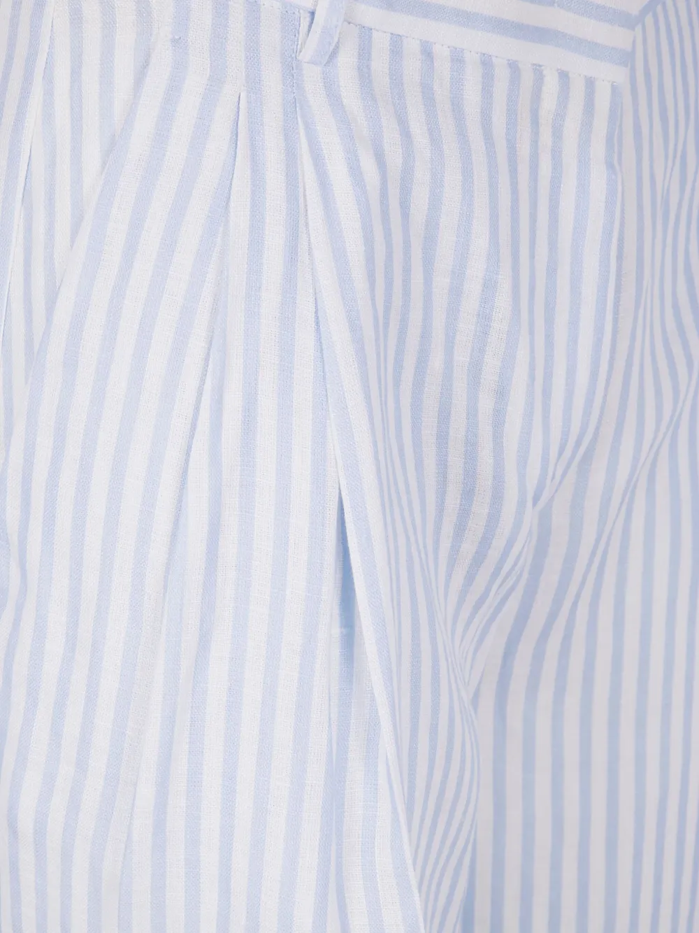 Semicouture Linnen straight broek Wit