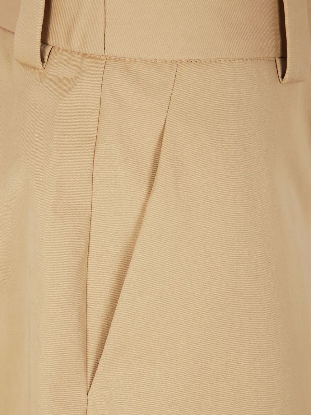 KHAITE Straight broek Beige