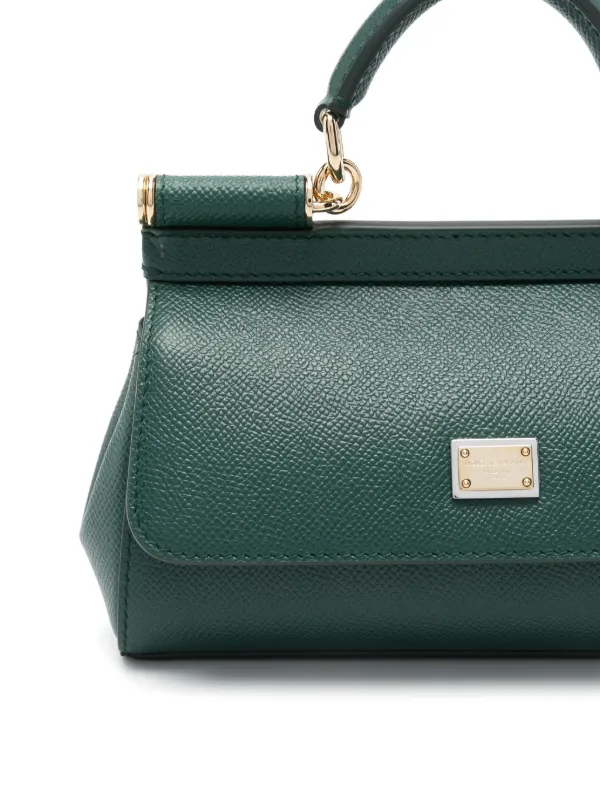 Dolce & Gabbana Small Sicily Tote Bag | Green | FARFETCH