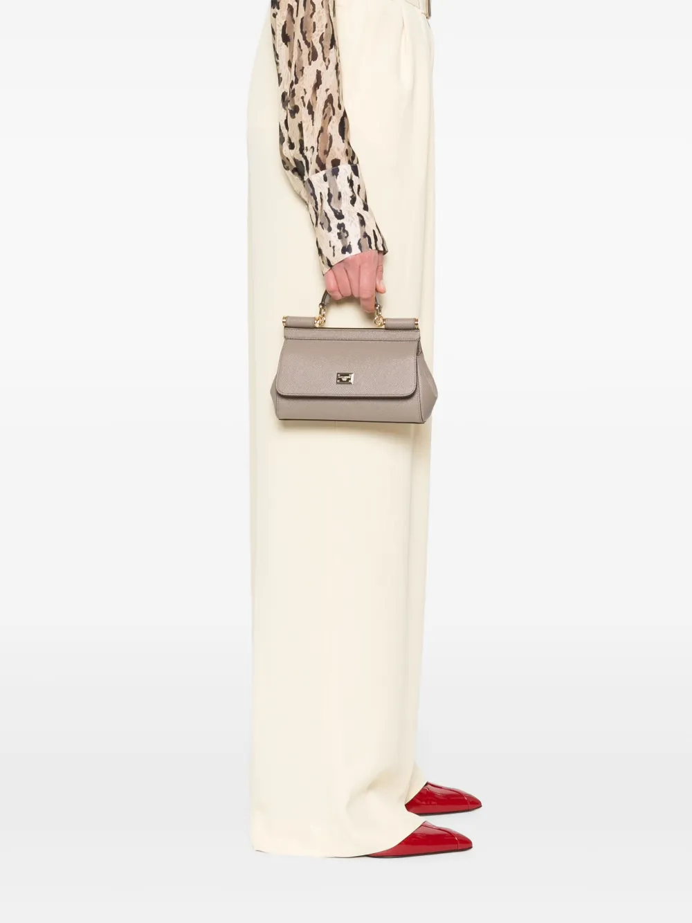 Dolce & Gabbana Sicily kleine shopper Bruin