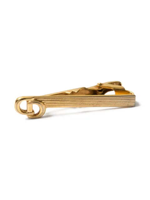 Christian Dior Pre-Owned clip para corbata con logo grabado 1980
