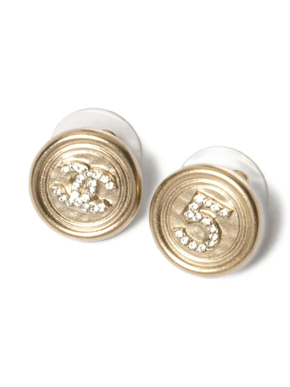 CHANEL Pre-Owned 2000s ココマーク イヤリング - ゴールドトーン CHANEL Pre-Owned 2000s ココマーク イヤリング - ゴールドトーン