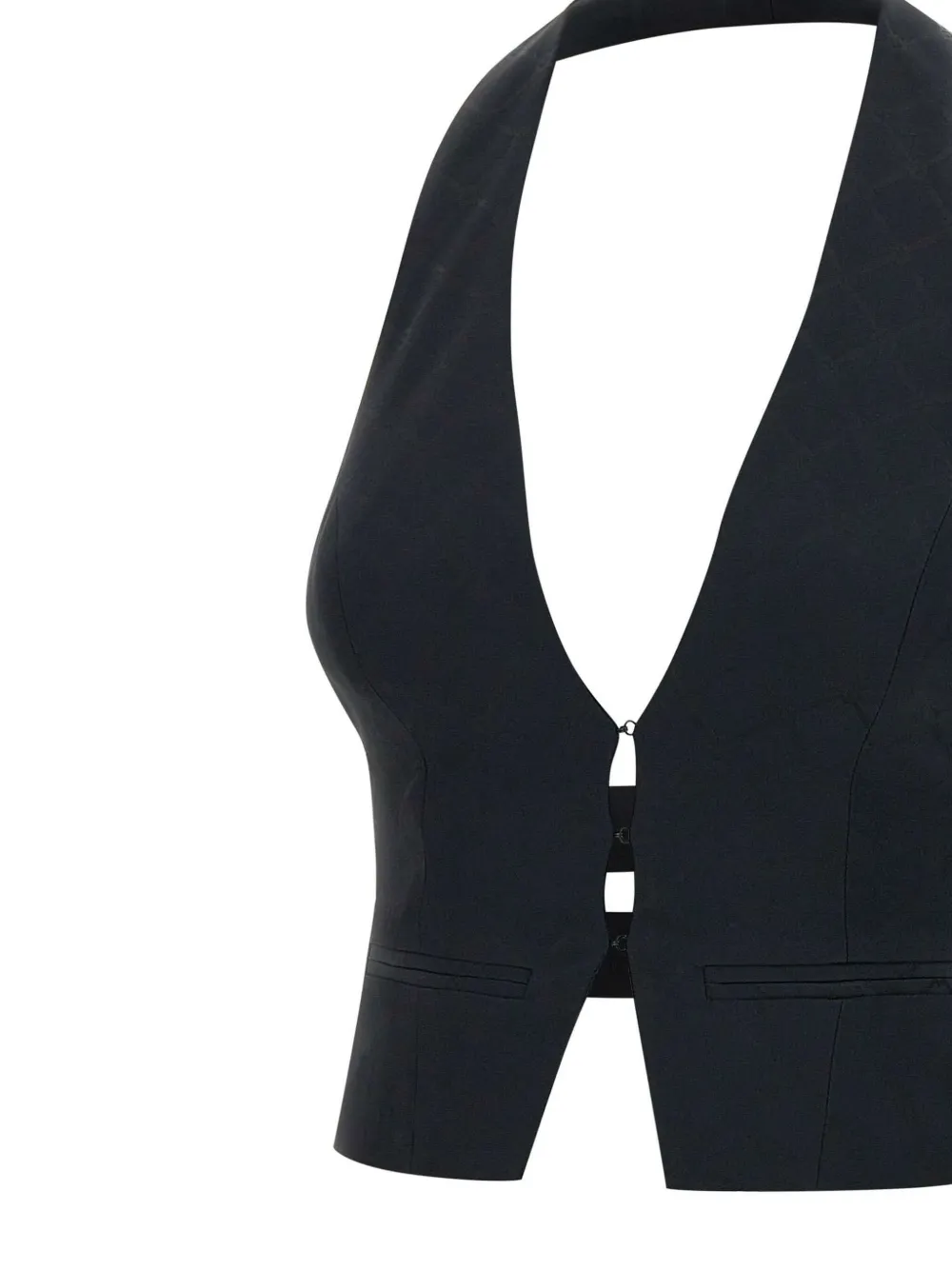 Elisabetta Franchi Events gilet Zwart