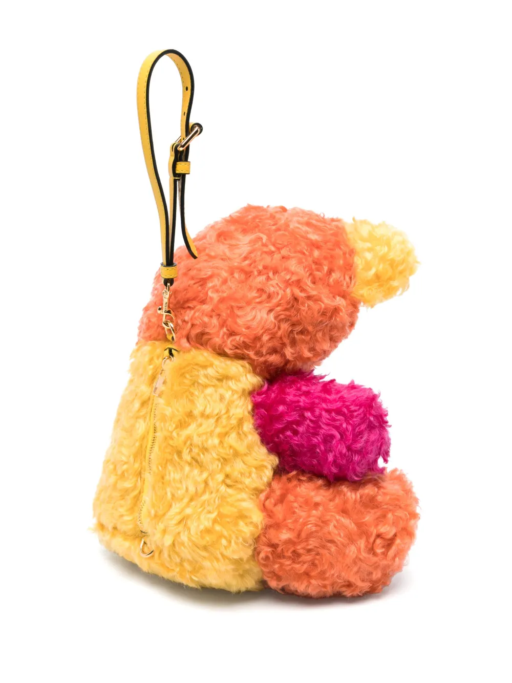 Moschino Clutch met teddybeer Oranje