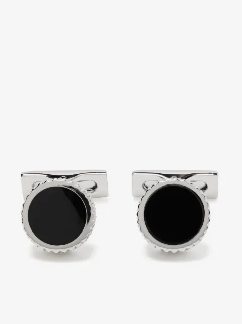 S.T. Dupont boutons de manchettes ronds en argent