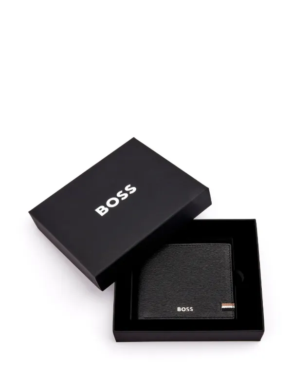 BOSS レザー 財布 | ブラック | FARFETCH JP