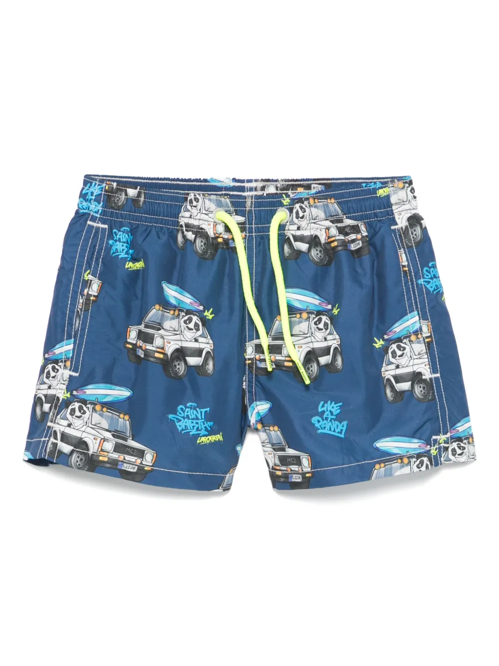 MC2 Saint Barth Kids Zwembroek met print Blauw