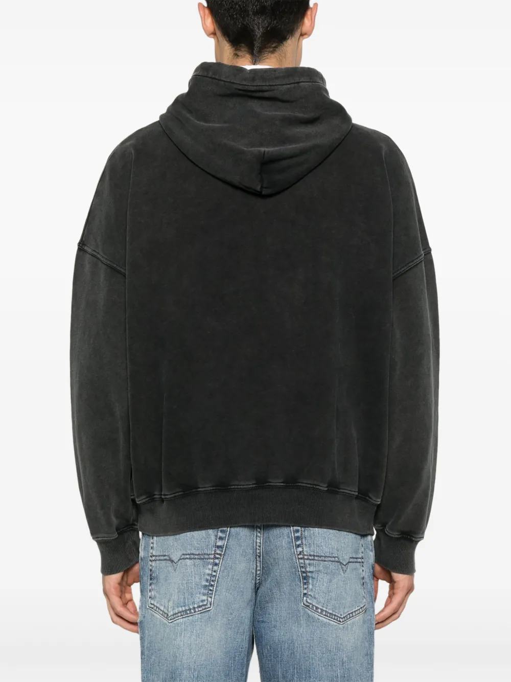 GCDS Hoodie met logopatch Grijs
