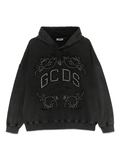 GCDS hoodie con parche del logo