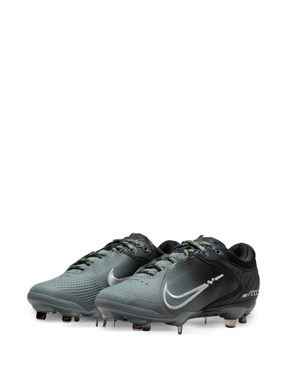 Nike Hyperdiamond 4 Elite "Black Cool Grey Volt White" sneakers