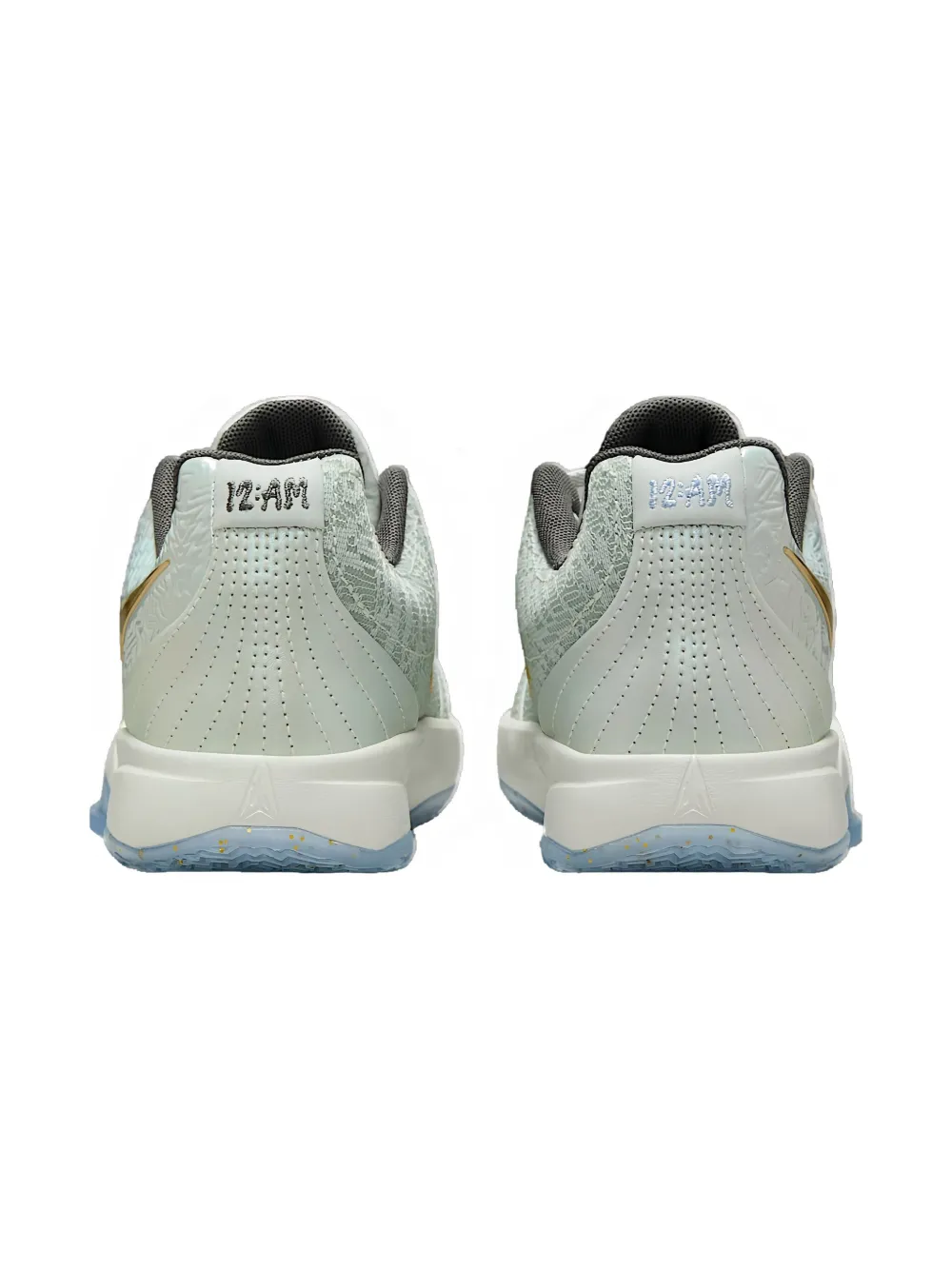 Nike Kids JA 2 X-Mas Tree Top "Light Silver Metallic Gold Iron Grey" sneakers White