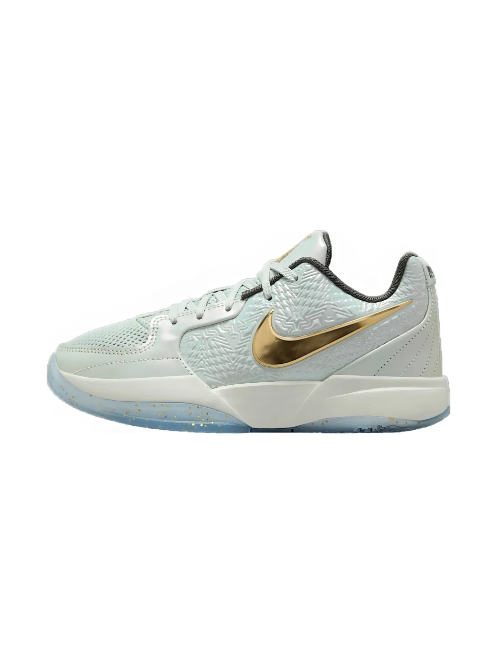 Nike Kids JA 2 X-Mas Tree Top "Light Silver Metallic Gold Iron Grey" sneakers White
