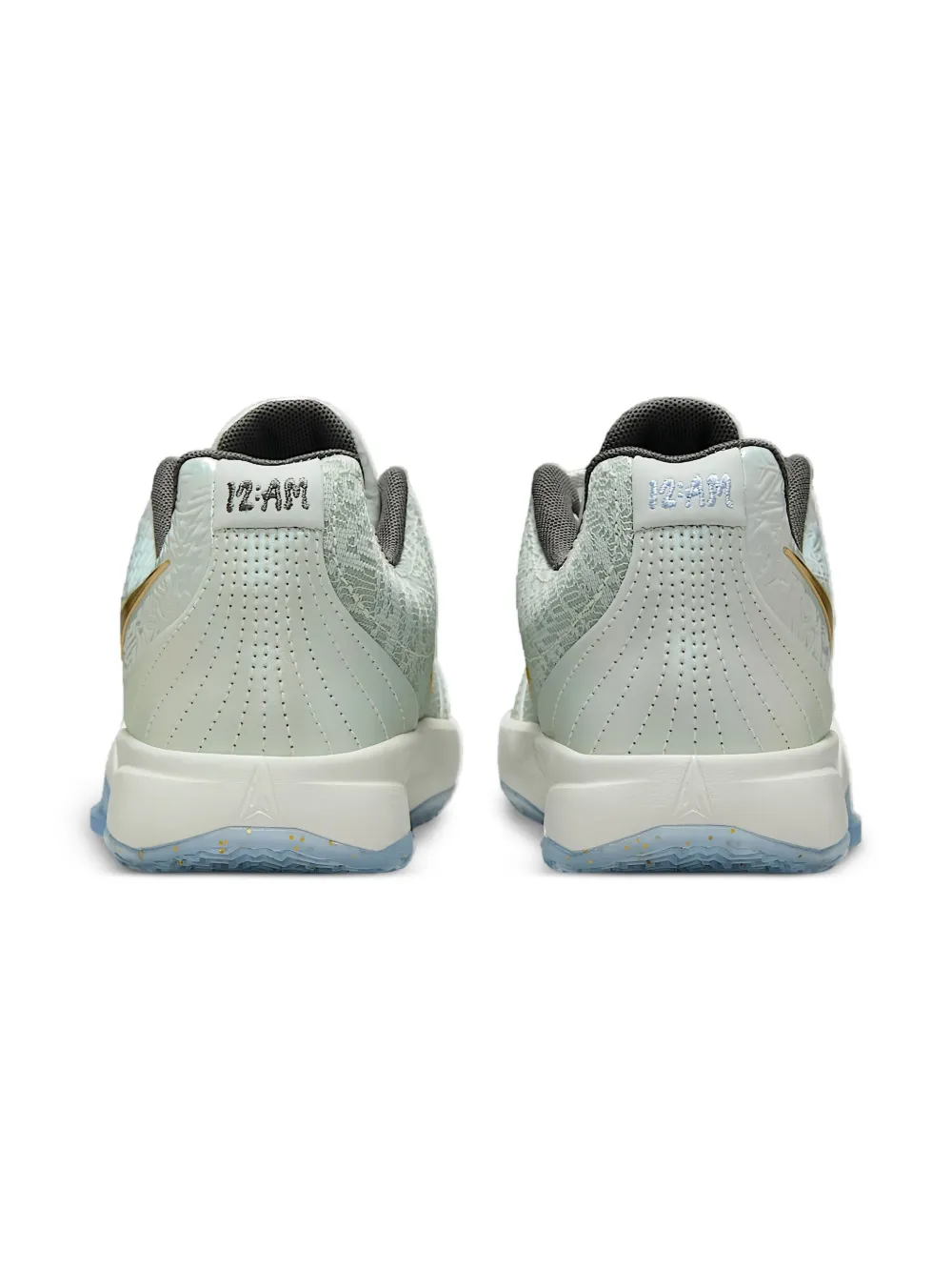 Nike Kids JA 2 X-Mas Tree Top "Light Silver Metallic Gold Iron Grey" sneakers White