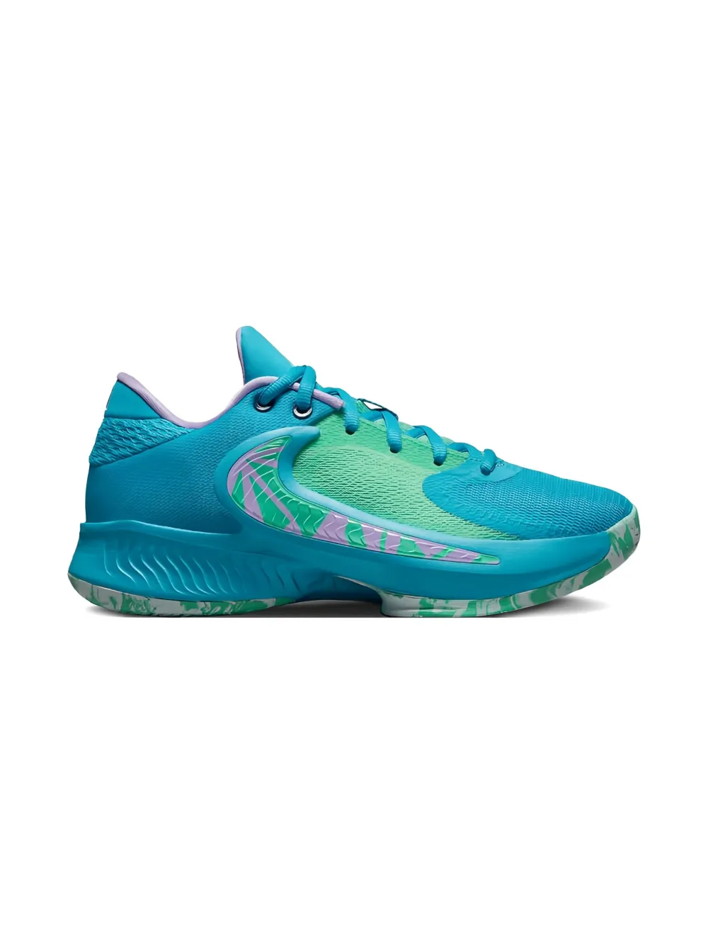 Nike Kids Zoom Freak 4 "Laser Blue Light ta Glacier Blue Lilac" sneakers