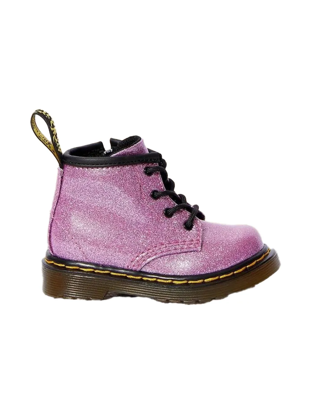 Dr. Martens 1460 Glitter Dark Pink Glitter boots - Roze