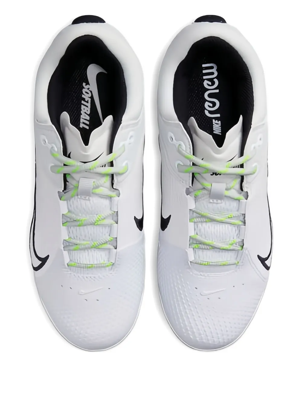 Nike Hyperdiamond 4 Elite "White Black Photon Dust Volt" sneakers Wit