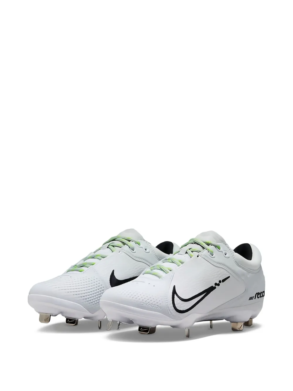 Nike Hyperdiamond 4 Elite "White/Black/Photon Dust/Volt" softball cleats | Performance Trainers | Image 2