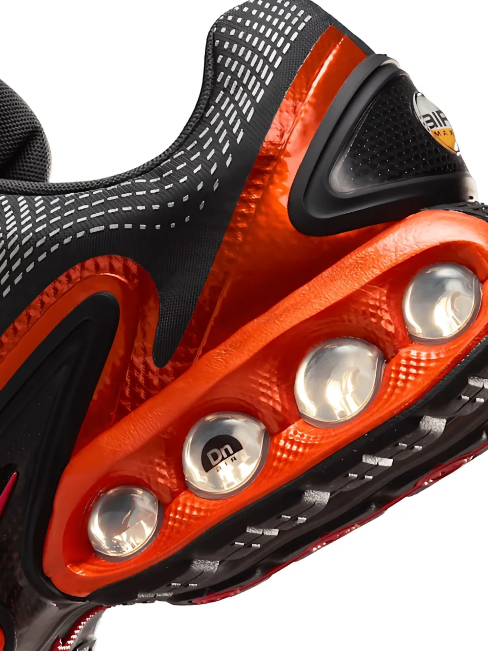 Nike Air Max DN QS "Dark Smoke Grey Metallic Dark Grey Salsa Red" sneakers Black