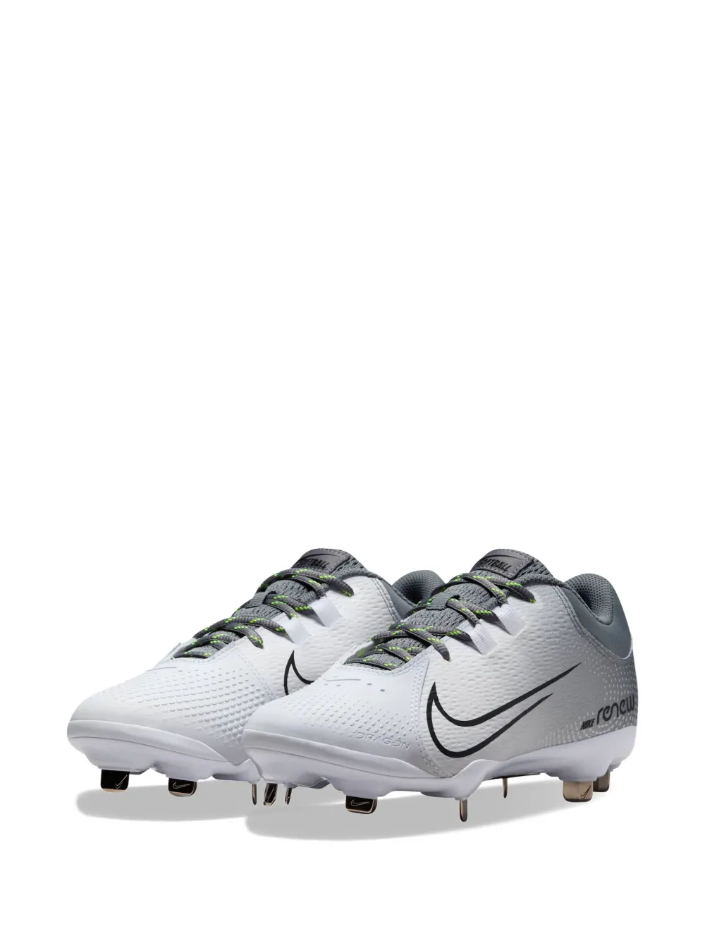Nike Hyperdiamond 4 Pro "Cool Grey Black White Volt" sneakers Grijs