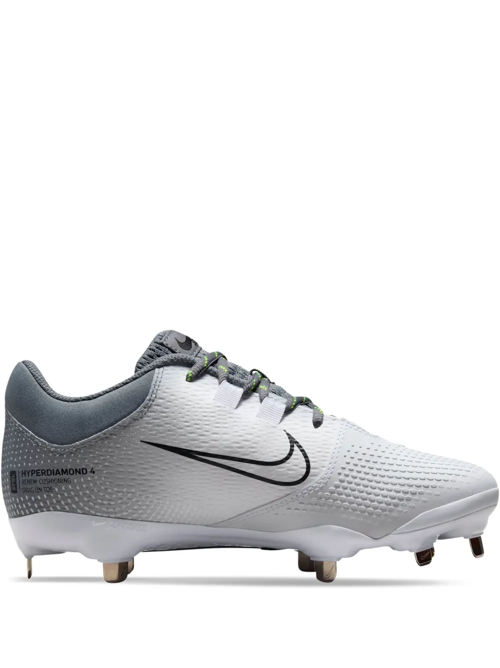 Nike Hyperdiamond 4 Pro "Cool Grey Black White Volt" sneakers