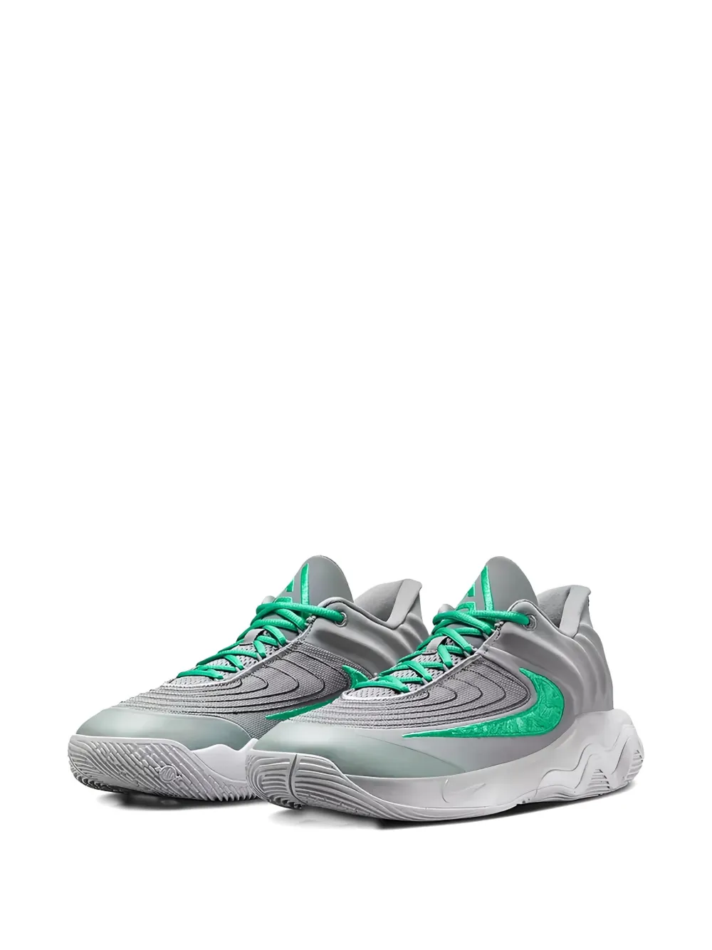 Nike Giannis Immortality 4 "Smoke Grey Wolf Grey Dark Smoke Grey Stadium Green" sneakers