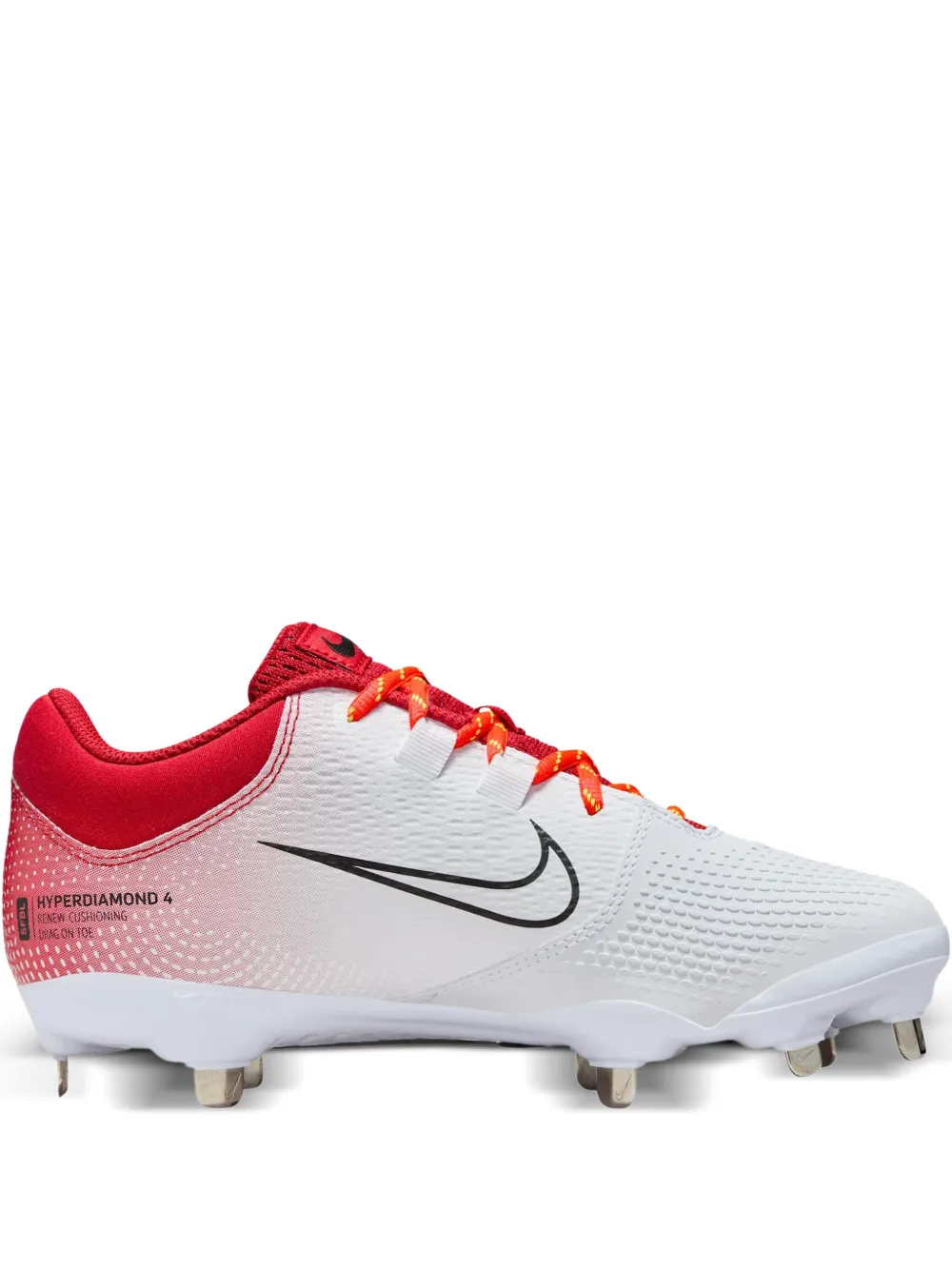 Nike Hyperdiamond 4 Elite "Black Cool Grey Volt White" sneakers