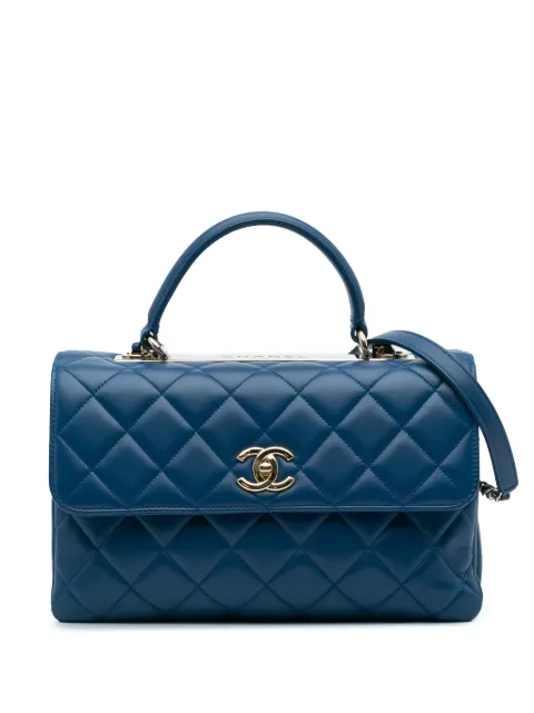 CHANEL Pre-Owned 2017-2018 Medium Lambskin Trendy CC Flap satchel