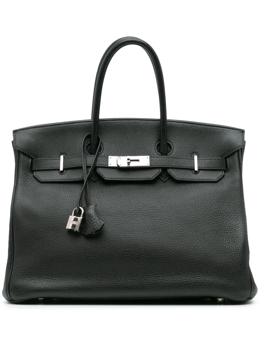 Hermès Pre-Owned 2005 クレマンス バーキン ルトゥルネ 35 ハンドバッグ - ブラック Hermès Pre-Owned 2005 クレマンス バーキン ルトゥルネ 35 ハンドバッグ - ブラック