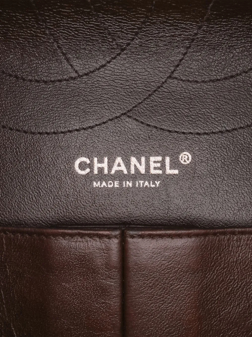 Pre-owned Chanel 2010-2011 Reissue 2.55 Quilted Patent Double Flap 227 Shoulder Bag In Brown