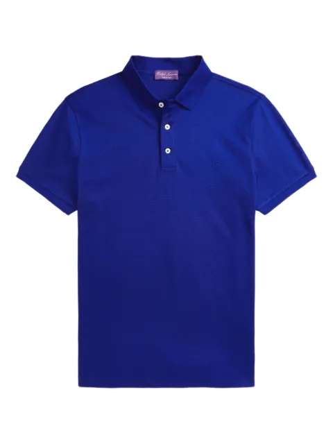 Ralph Lauren Purple Label logo-embroidered polo shirt