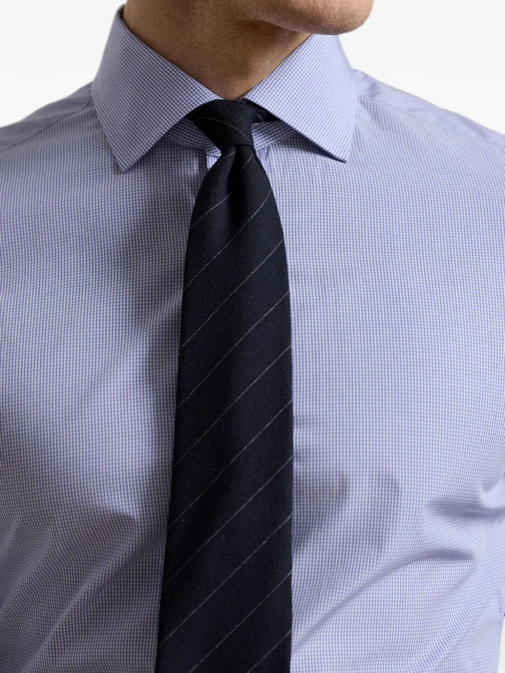 Ralph Lauren Purple Label Geruit overhemd Blauw