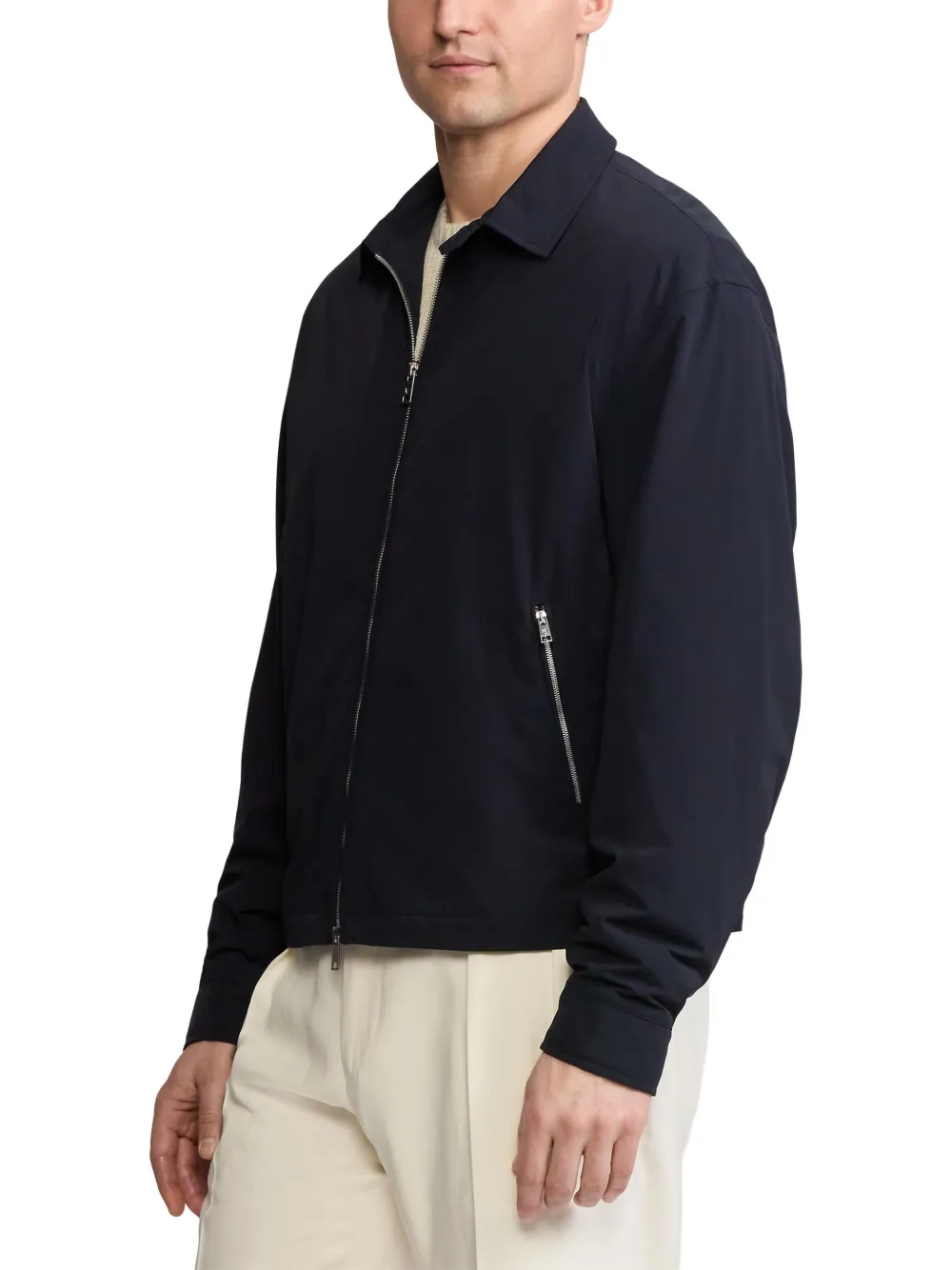 Ralph Lauren Purple Label Jeffries shirt jacket Blauw