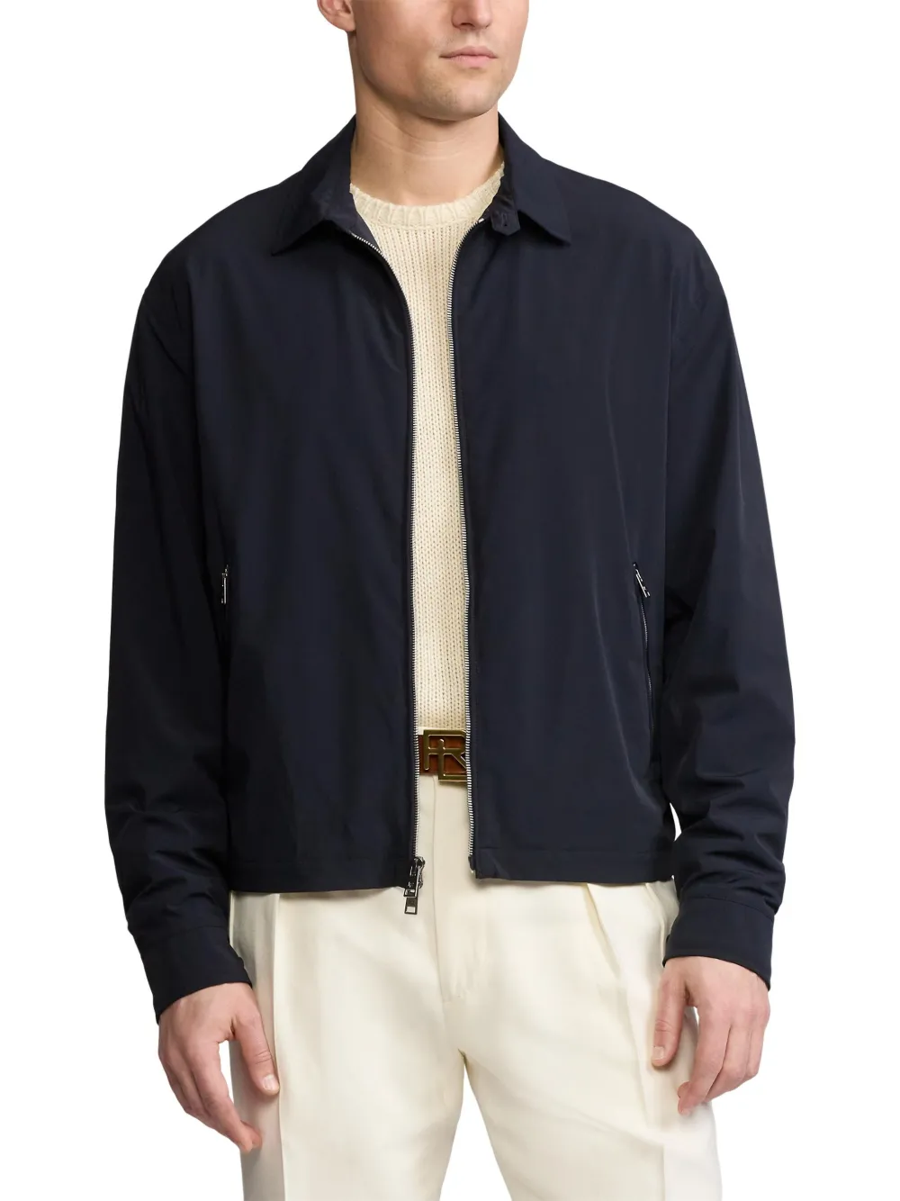 Ralph Lauren Purple Label Jeffries shirt jacket Blauw