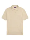 Ralph Lauren Purple Label silk-blend polo shirt - Neutrals
