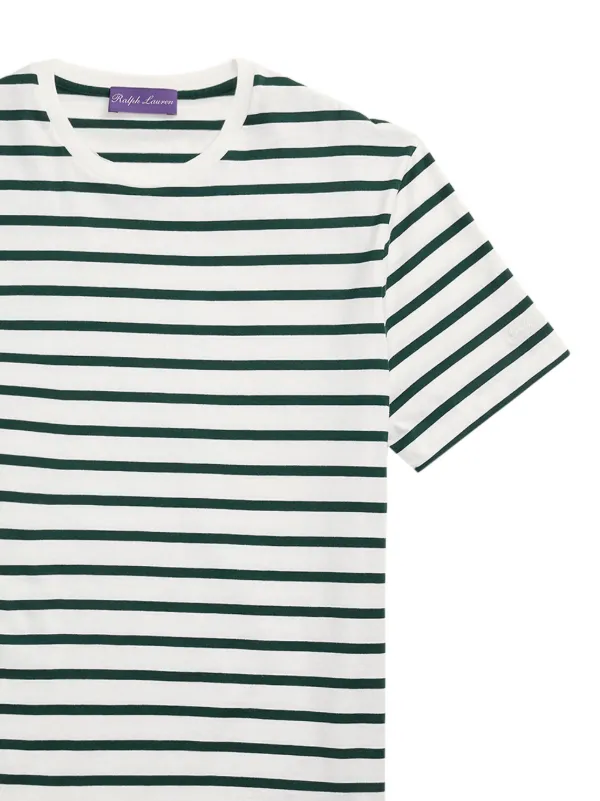 Ralph Lauren Purple Label Striped T-shirt White FARFETCH NO