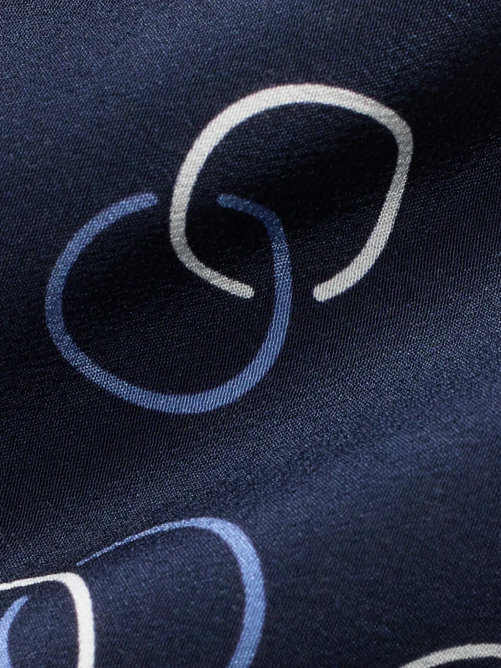 Ralph Lauren Purple Label Linked Rings stropdas Blauw