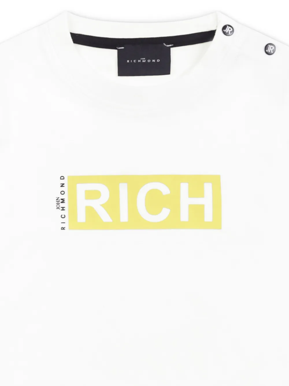 John Richmond Junior Katoenen T-shirt Wit