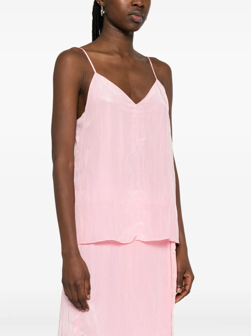 Forte Gekreukte top Roze
