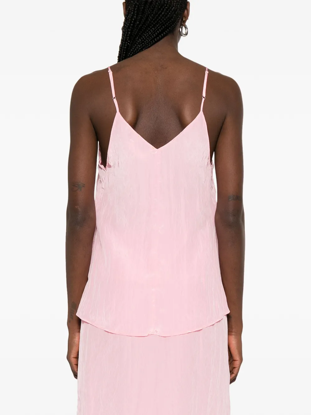 Forte Gekreukte top Roze