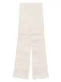 Akep zebra-effect knitted trousers - Neutrals