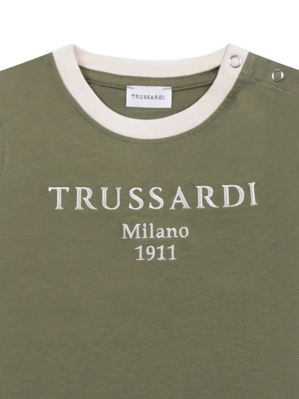 TRUSSARDI JUNIOR Katoenen T-shirt Groen