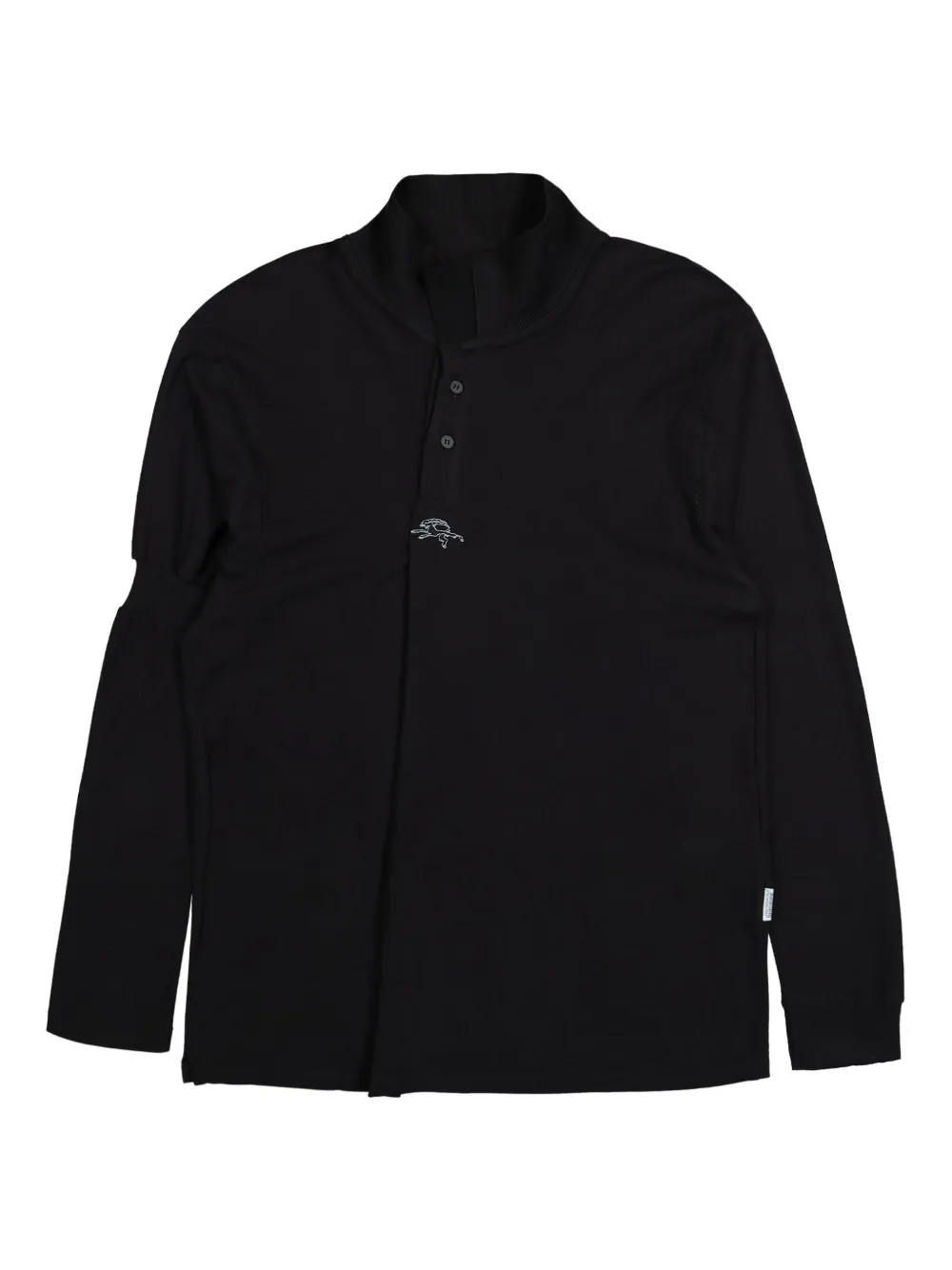 Prototypes Wrapped Polo Shirt In Black