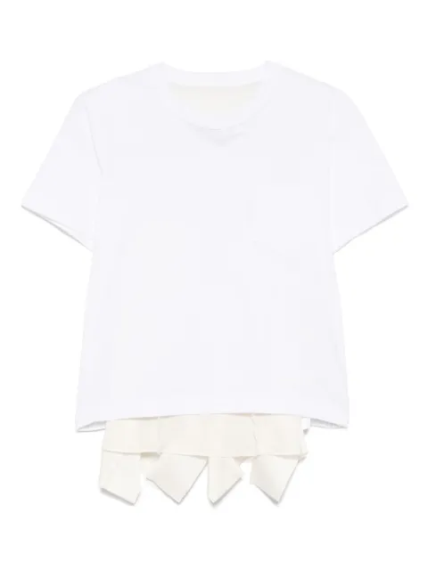 sacai layered T-shirt
