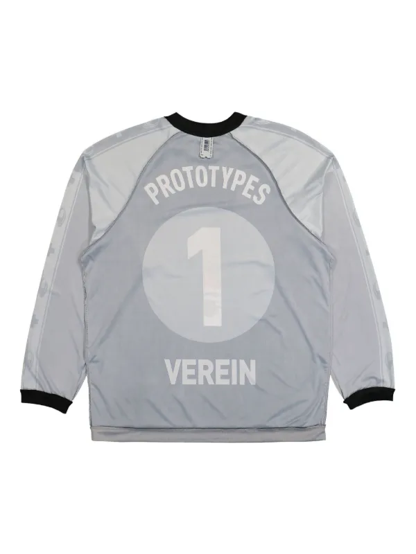 prototypes FOOTBALL TEE Tシャツ PROTOTYPES Inside Out Football Tシャツ | グレー | FARFETCH JP