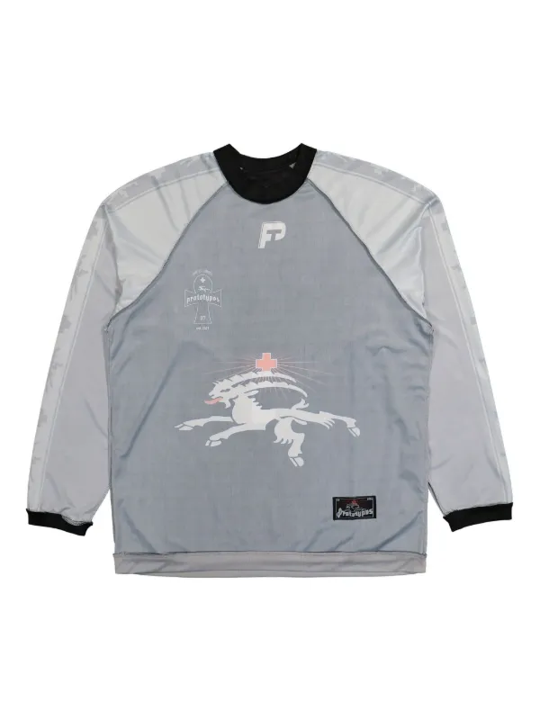 prototypes FOOTBALL TEE Tシャツ PROTOTYPES Inside Out Football Tシャツ | グレー | FARFETCH JP